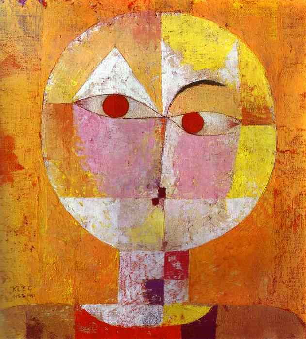 Senecio painting - Paul Klee Senecio art painting